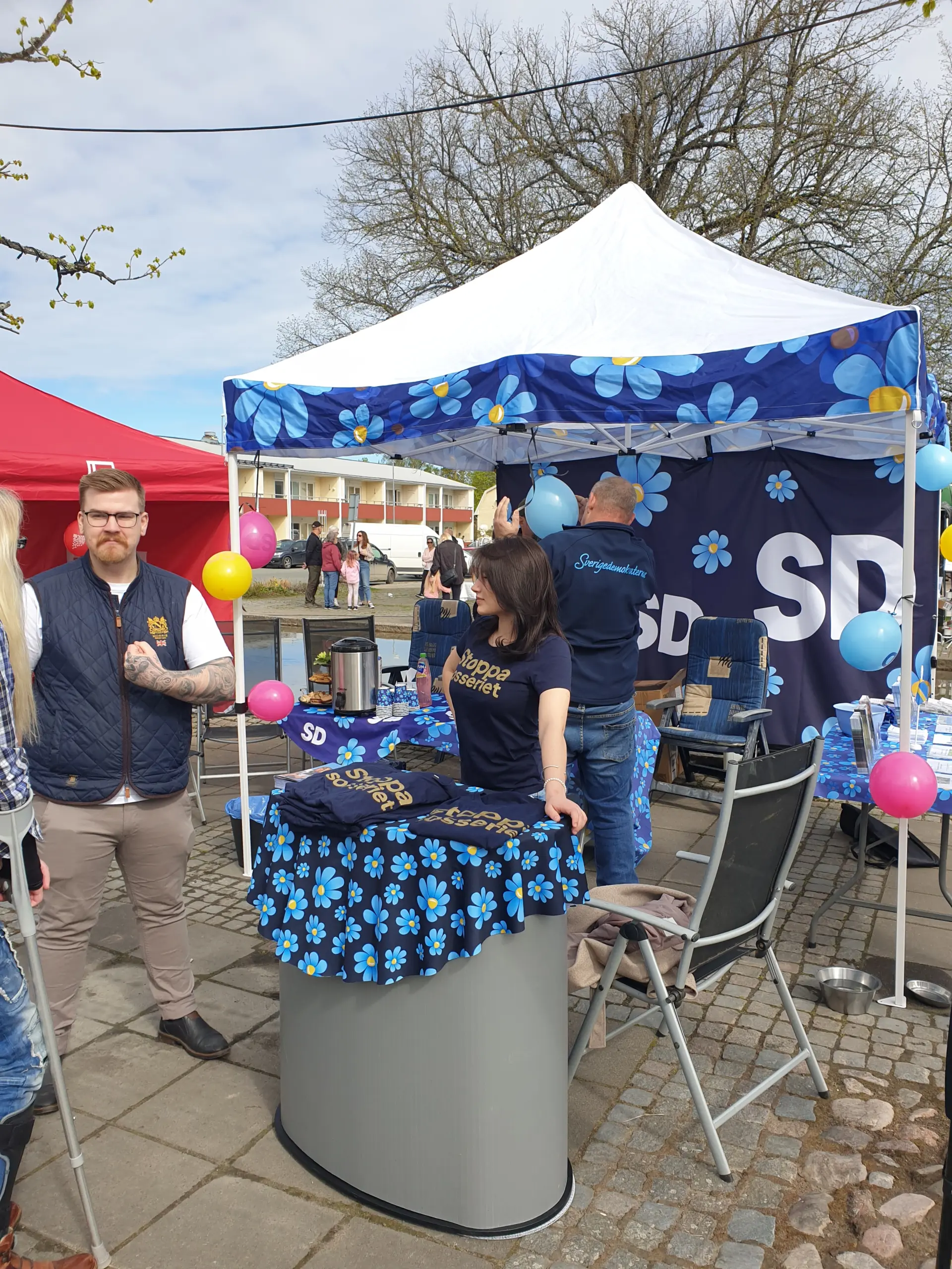 SD tältet på Aneby dagen