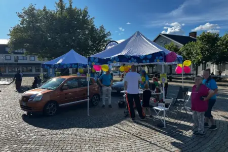 2 Augusti stod SD MOTOR på Aneby torg!