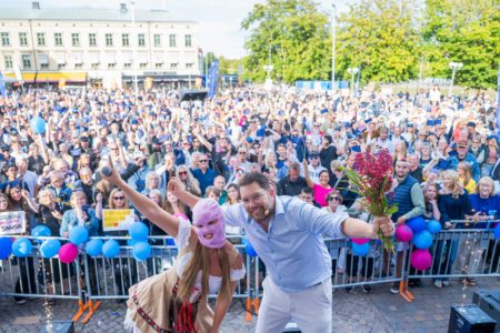 Jimmie Åkesson inledde valturnén i Göteborg
