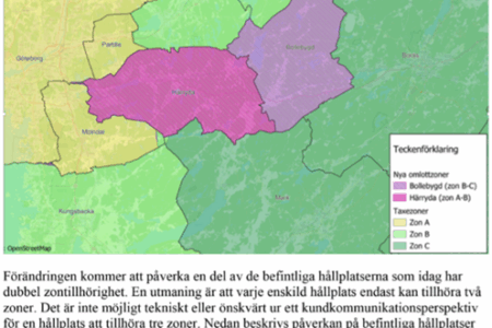PRESSMEDDELANDE 2025-06-18 Resten av Härryda blir omlottzon – men bara västerut mot A