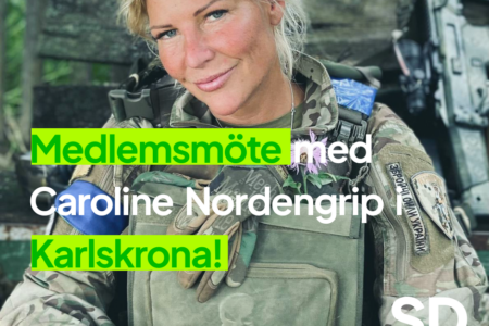 Medlemsmöte med Caroline Nordengrip den 3:e december