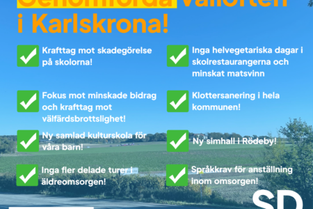 Våra genomförda vallöften 2022- 2026!