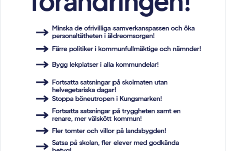 Sverigedemokraterna Karlskronas vallöften inför valet den 13 september 2026!