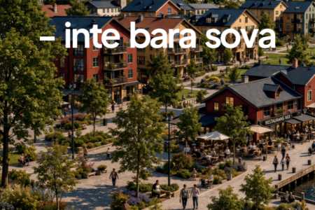 I Kexstaden ska man leva – inte bara sova