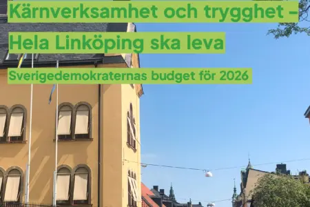 Sverigedemokraternas budgetförslag för Linköpings kommun 2026