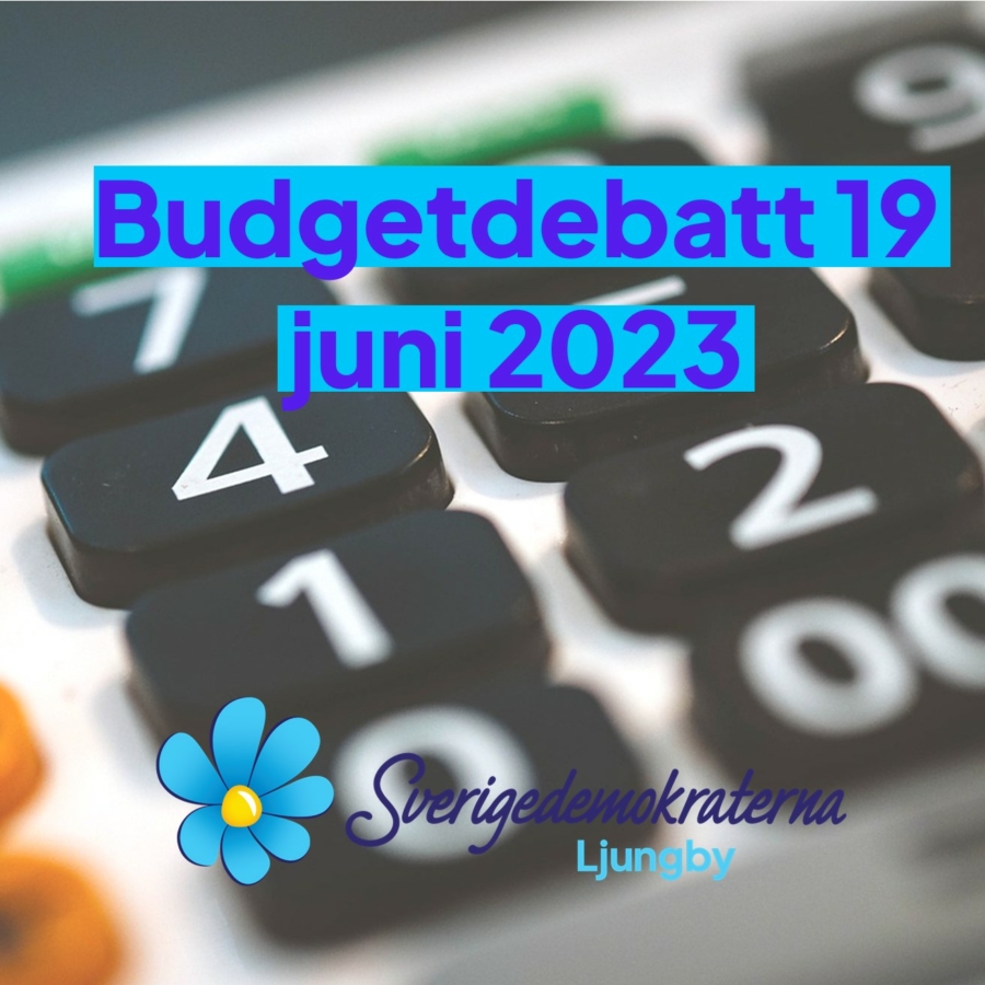 Budgetdebatt 19 juni 2023
