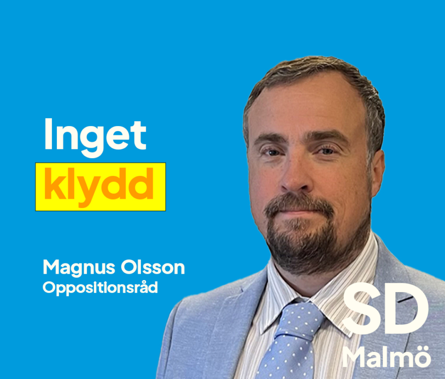 Magnus Olsson (SD), oppositionsråd Malmö.