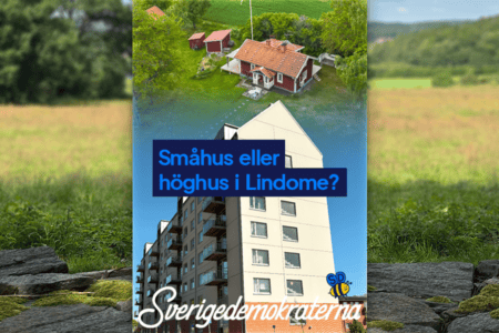 Småhus eller höghus i Lindome?