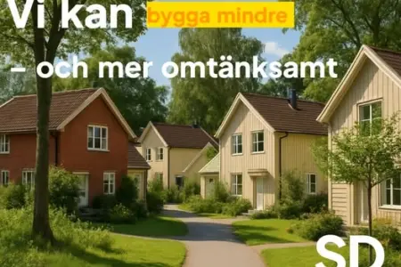 Vi kan bygga mindre