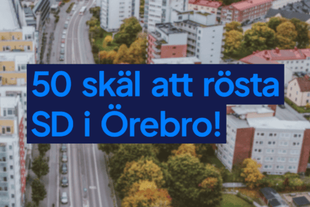 50 skäl att rösta Sverigedemokraterna i Örebro