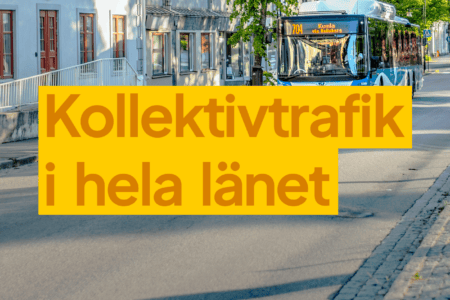 Valfolder – Vi prioriterar kollektivtrafik i hela länet