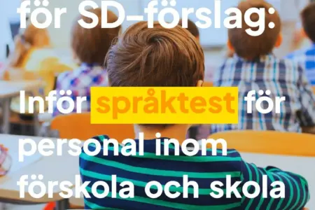 Vi vill se språktester bland skolpersonalen