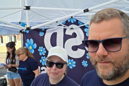 SD på Byske sommarmarknad