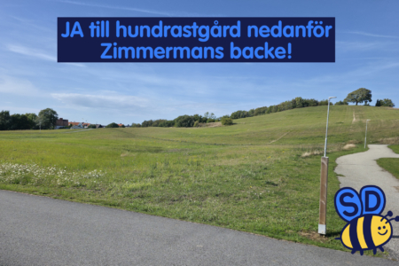 Hundrastgård nedanför Zimmermans backe