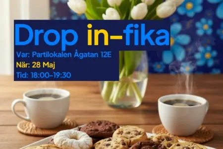 Drop-in fika 28 maj