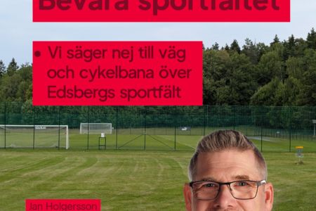 Vi vill bevara Edsbergs Sportfält!