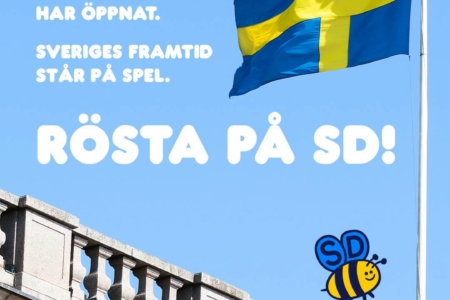 Vallokalerna har öppnat. Rösta på Sverigedemokraterna.
