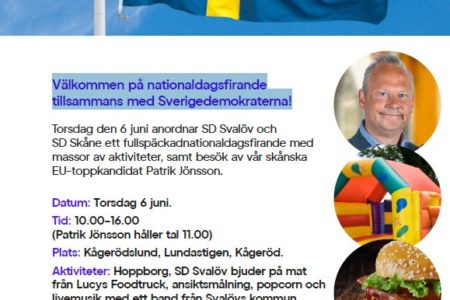 Välkommen till Nationaldagsfirande i Kågerödslund !