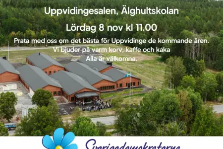 Boka in lördag 8 november kl 11 i din kalender!