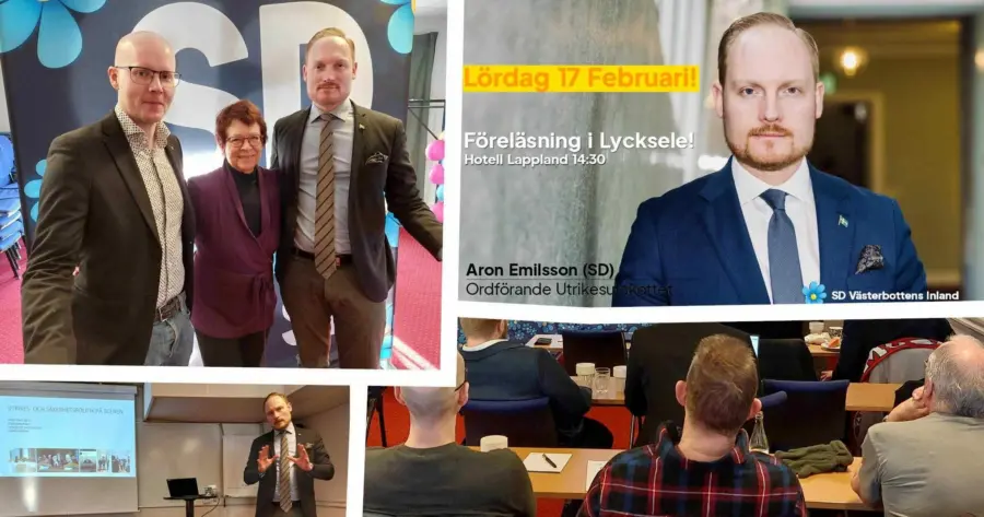 årsmöte Lycksele sverigedemokraterna aron emilsson