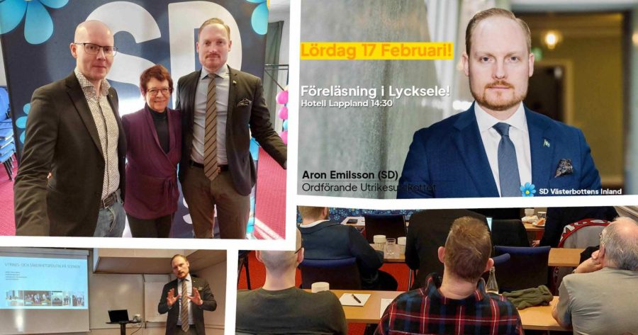 årsmöte Lycksele sverigedemokraterna aron emilsson