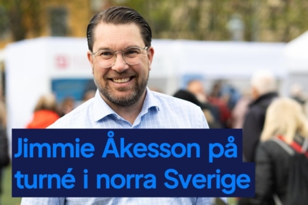 Jimmie &Aring;kesson p&aring; turn&eacute; i norra Sverige